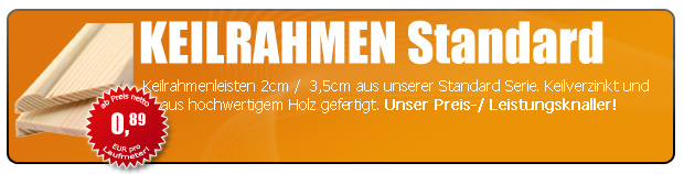 Keilrahmenleisten Standard 2cm